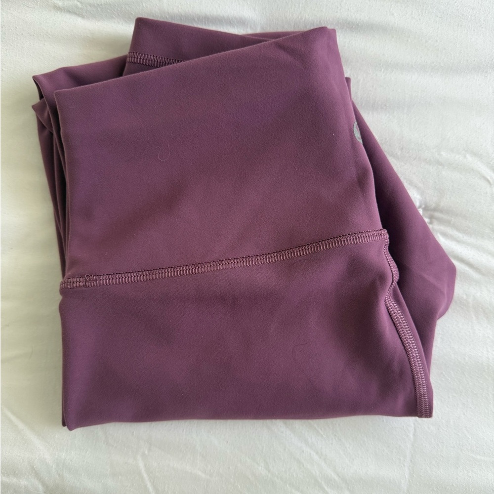 Lululemon wundertrain legging 25” vintage plum size 8